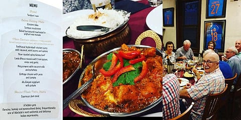 Indian players took out some time to bond and relax at a well-known Indian restaurant ahead of the big semi-final. (Photo | Instagram)
