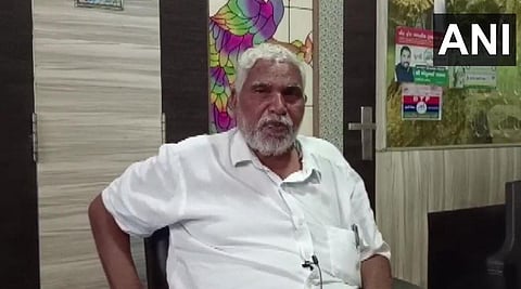 Bharatiya Tribal Party founder Chhotu Vasava. (Photo | ANI Twitter)