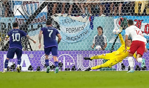 When Messi ended up messing up. (Photo | AP)