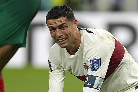 There will be no World Cup title for Cristiano Ronaldo after what was likely his last appearance at soccer’s biggest tournament. (Photo | AP)