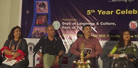 The 5th edition of the Telangana Bengali Film Festival ‘Aanya-2022’ kicked off at Prasad Preview TThe 5th edition of the Telangana Bengali Film Festival ‘Aanya-2022’ kicked off at Praheatre on Friday.