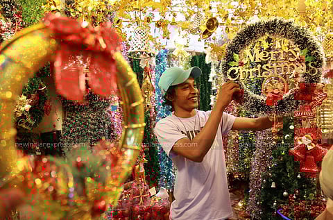 IN PHOTOS | From reindeer spectacles to Santa costumes, Kochi's markets gear up for Christmas