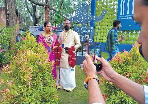 Met during 2016 IFFK, latest edition sees newly-weds’ ‘guest appearance’  