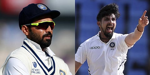 Ajinkya Rahane and Ishant Sharma. (File Photo | AP)