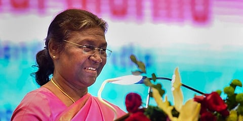President Droupadi Murmu. (Photo | PTI)