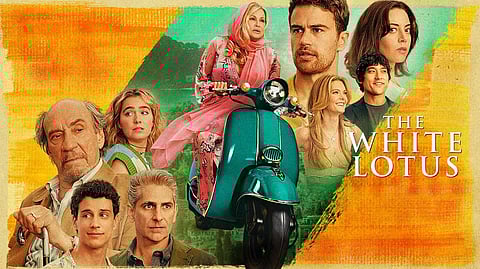 Official look of the critically acclaimed comedy anthology series 'The White Lotus'. (Photo | Disney+ Hotstar website)
