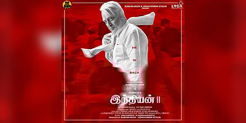 Just like Indian, the sequel too is about a father and a son, but this time, will feature Kamal Haasan as Senapathy and his father. (Photo | IMDb)