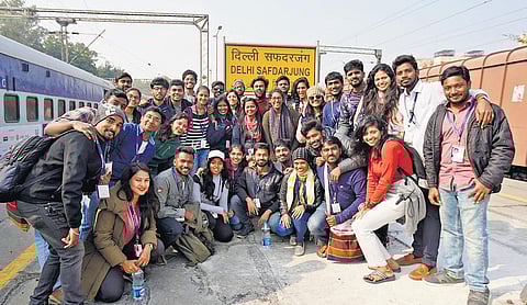 The Jagriti Yatra 2019 participants