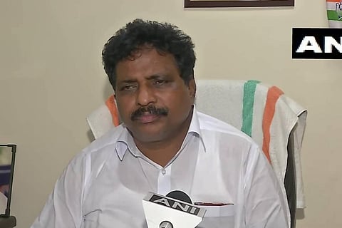 Congress member K Suresh . (Photo | Twitter, ANI)