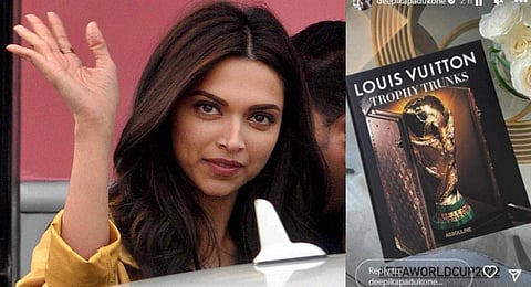 Deepika Padukone is in Qatar for the FIFA World Cup finals.