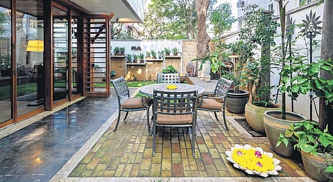 Under the roof, a Madras mood