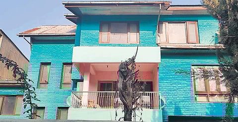 Syed Ali Geelani’s house was seized in Srinagar on Tuesday | Zahoor Punjabi