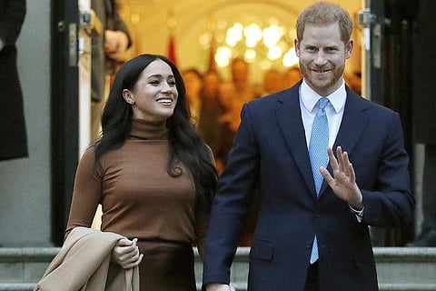 Prince Harry and Meghan, the Duchess of Sussex. (Photo | AP)