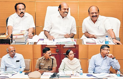 This is the second meeting of ministers with the villagers after the protests on Monday saw a huge posse of policemen posted at Eganapuram and Nelvoy | Express