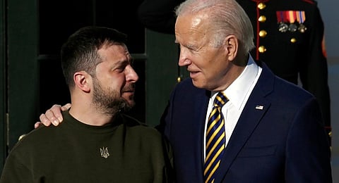 Biden talks with Zelensky, announces new military aid for Kyiv