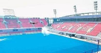 Ground testing of Birsa Munda stadium begins