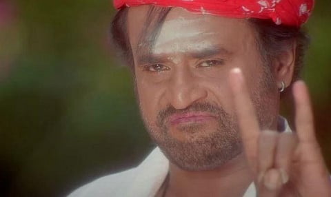 A still from Rajinikanth starrer 'Baba'
