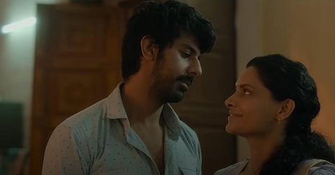 Pavail Gulati and Saiyami Kher in 'Faadu: A Love Story'.