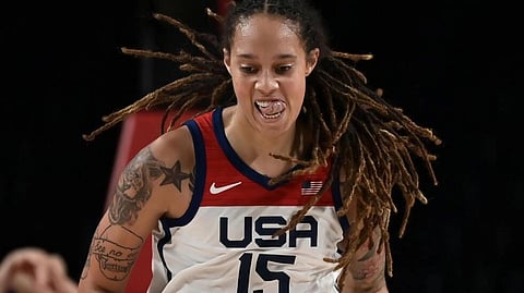 Free At Last! Brittney Griner blazed a trail as a US Olympic champion and LGBTQ pioneer before her career was abruptly disrupted by her arrest and imprisonment in Moscow. (Photo | AFP)