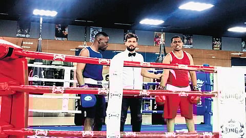 Aravinda Prakash at one of his games
