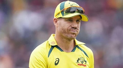 Australian international cricketer David Warner.