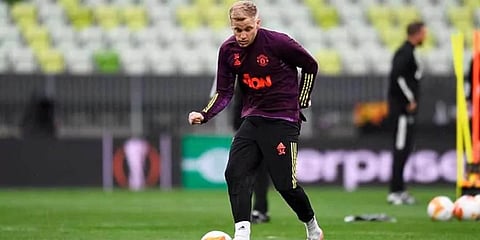 Donny van de Beek, who joined United in summer 2020, reached double figures for goals in three straight seasons for Ajax. (Photo | AP)