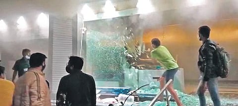 A major fire broke out in the Sri Sri Holistic Hospitals at Nizampet late on Monday night. (File photo)