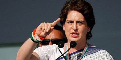 Even AICC general secretary Priyanka Gandh Vadra’s plunge into active politics has failed to arrest the desertions (Photo | PTI)