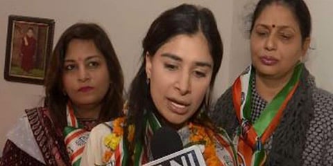 Punjab Congress chief Navjot Singh Sidhu's daughter Rabia Kaur (Photo| ANI)