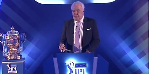 IPL auctioneer Hugh Edmeades (File photo | YouTube screengrab)