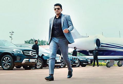 Puneeth Rajkumar in 'James'.