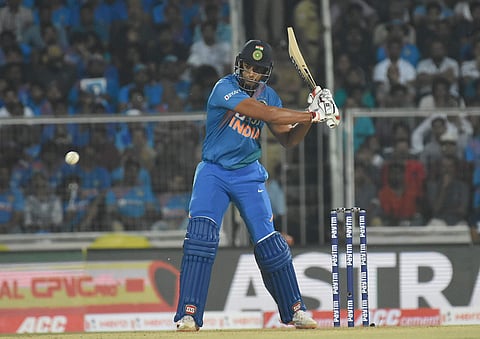 Indian batter Shivam Dube. (File | EPS)