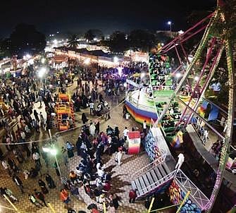 Numaish trade fair in Hyderabad.