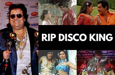 Bollywood music director Bappi Lahiri, who popularised disco music in Indian cinema in the 80s and 90s, has died following multiple health issues. Check out some of the best songs of the 'Disco King'. (Photo | PTI)
