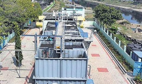 The Chetpet plant can treat 1 million litres of sewage per day  | R Satish Babu