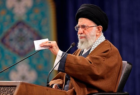Iran supreme leader Khamenei urges nuclear energy progress amid talks