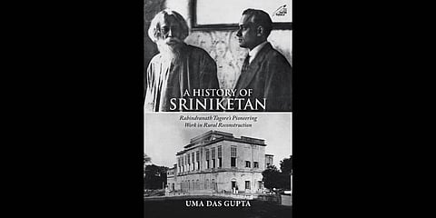 The book titled 'History of Sriniketan'
