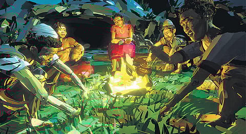 A still from Kusunda