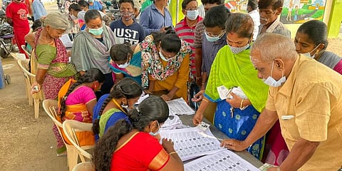 The Coimbatore district collector GS Sameeran said the facility had been made for monitoring the progress of polling and to avoid any untoward issues in such sensitive booths. (Photo | EPS)