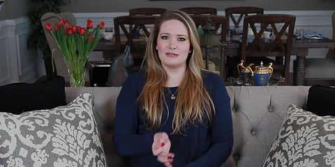 American fantasy author Sarah J Maas