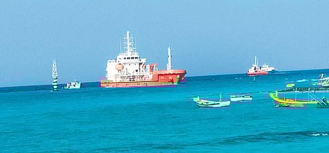 Oil tanker runs aground off Kavaratti coast