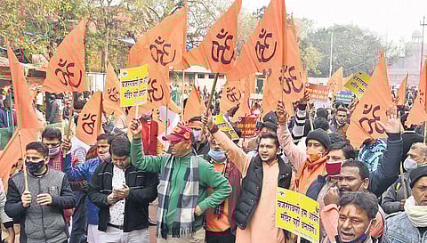 Vishva Hindu Parishad holds camp to train J&K girls in arts of self-defence, combating love jihad 