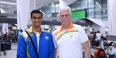 Sharad is a double Asian Para Games (2014 and 2018) high jump champion. (Photo | Special arrangement)