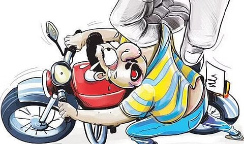 Vehicle theft at Durbar Hall ground