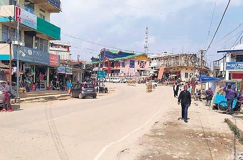 A view of Ukhrul town. (Photo| EPS)