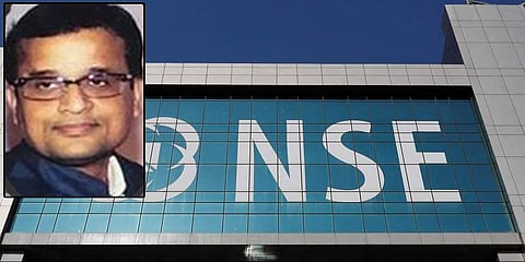 Anand Subramanian (inset), The National Stock Exchange. (File photo| Reuters)