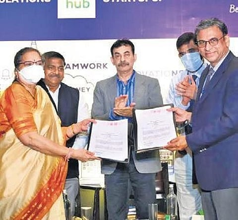 14 start-ups were awarded a grant from the Ministry of Electronics and IT . ( Photo | EPS)