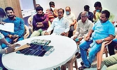 13 people including the organiser held by Madhapur SOT. (Photo | EPS)