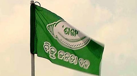 Representational photo of Biju Janata Dal flag.