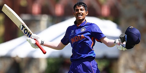 India U-19 skipper Yash Dhull (Photo| Twitter)